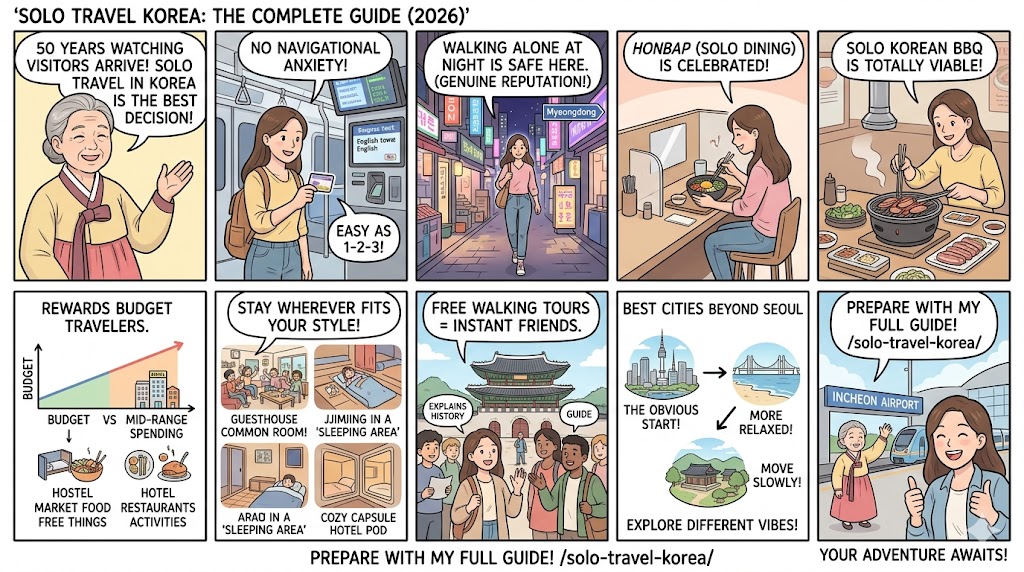 solo travel korea
