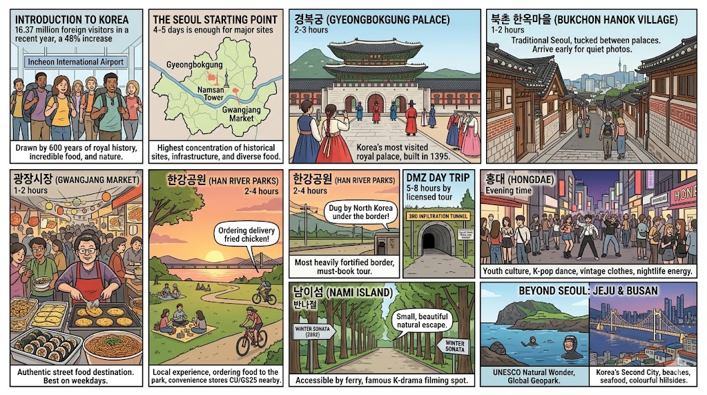 Korea must visit places