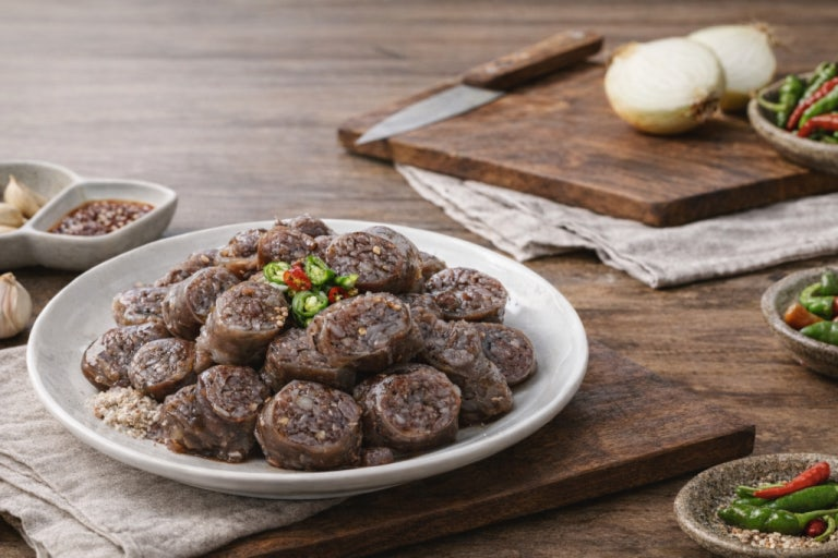 Soondae (순대) — Korean Blood Sausage