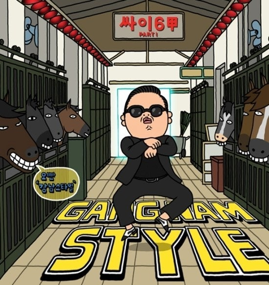 Psy's "Gangnam Style" in 2012