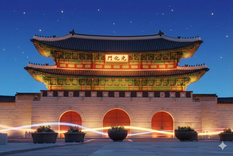 광화문 (Gwanghwamun Gate) — The Main Gate