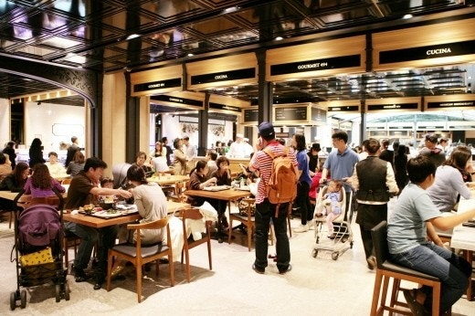 Department store food halls