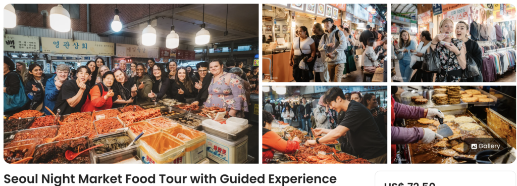 Seoul Night Market Food Tour
