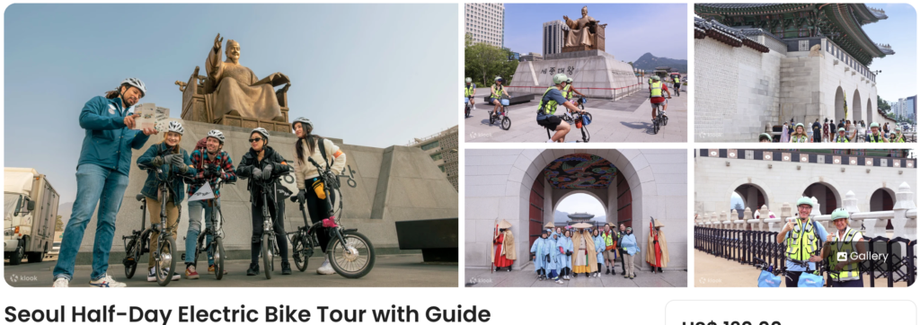Seoul bike tour