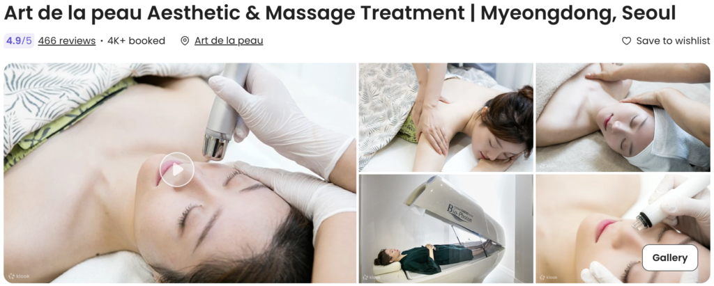 korean facial spa